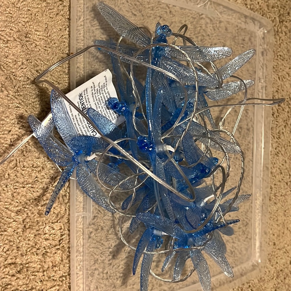 Dragon fly fairy lights!